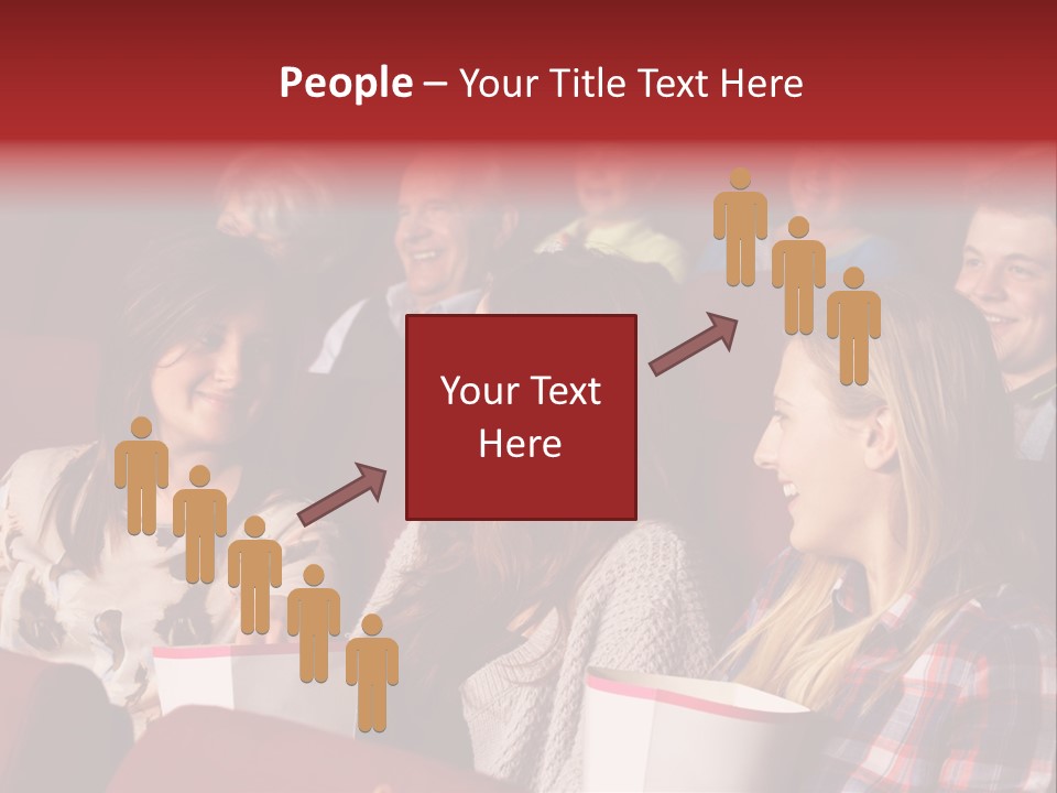 Indoor Couple Watching PowerPoint Template