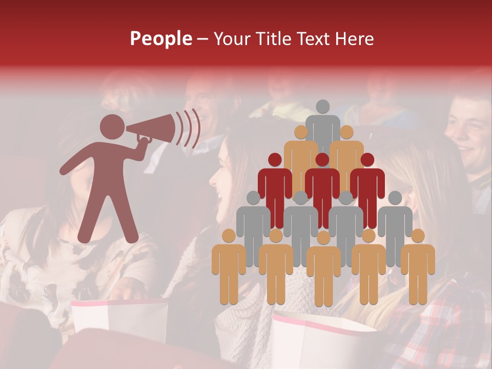 Indoor Couple Watching PowerPoint Template