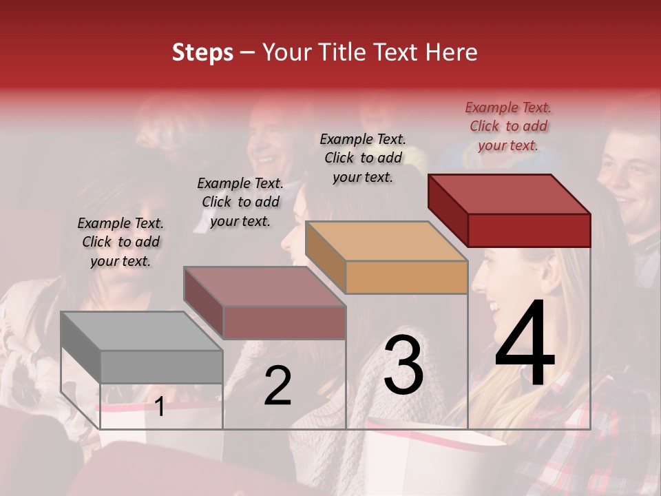 Indoor Couple Watching PowerPoint Template