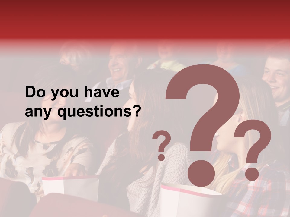 Indoor Couple Watching PowerPoint Template