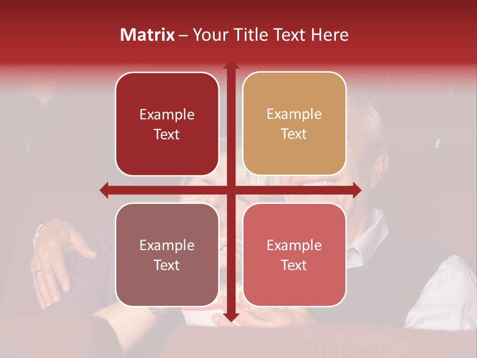 Woman Together Cinema PowerPoint Template