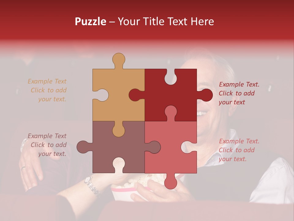 Woman Together Cinema PowerPoint Template