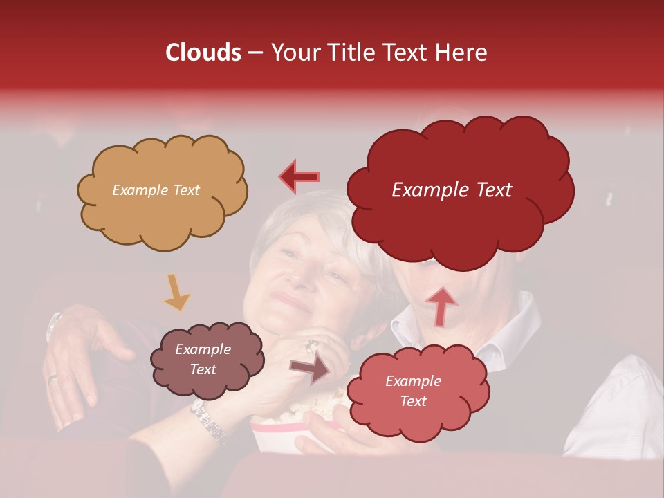 Woman Together Cinema PowerPoint Template