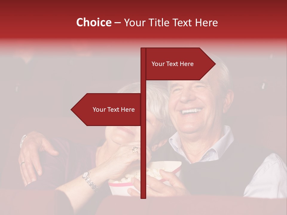 Woman Together Cinema PowerPoint Template