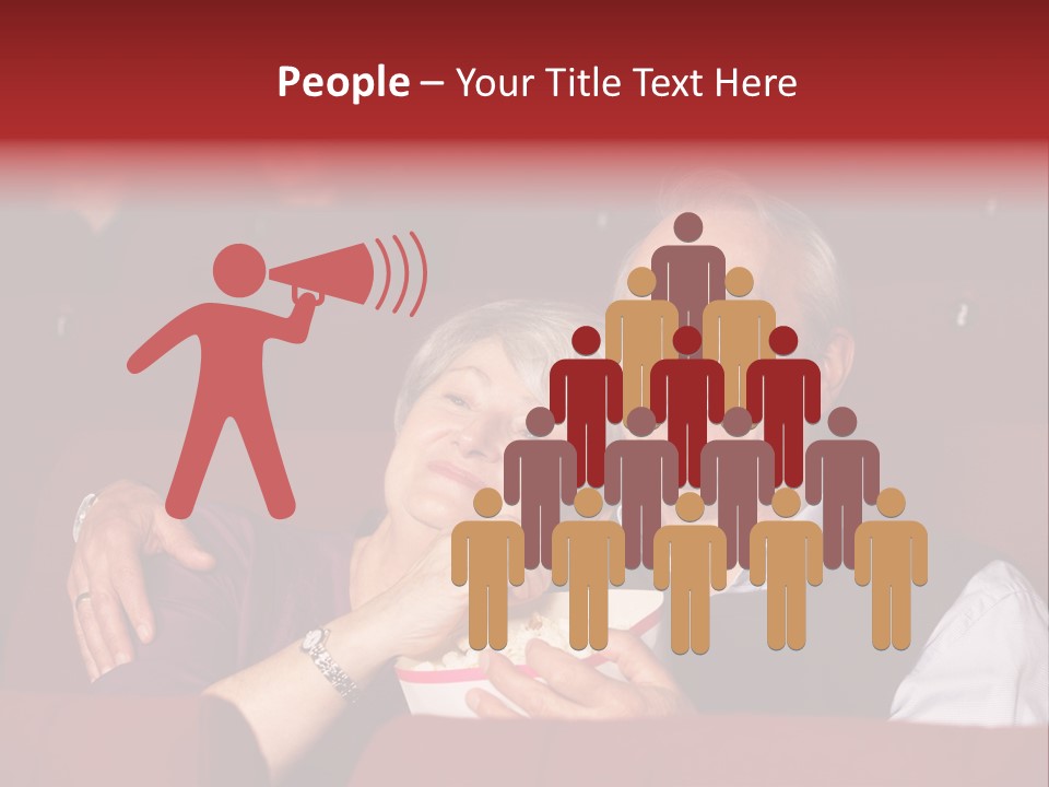 Woman Together Cinema PowerPoint Template