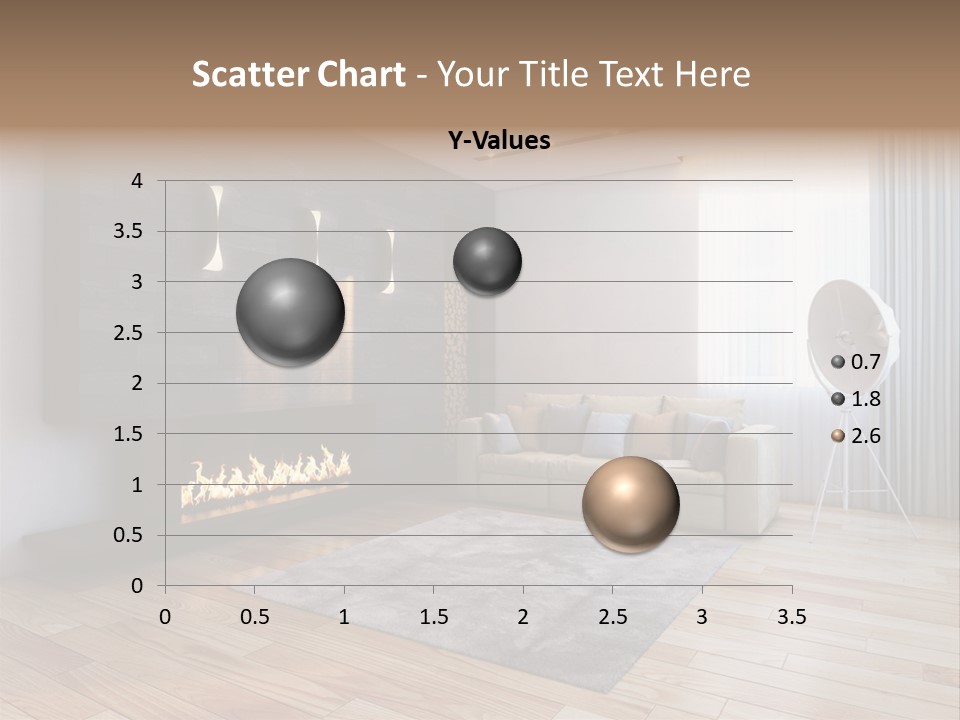 Couch Door White PowerPoint Template