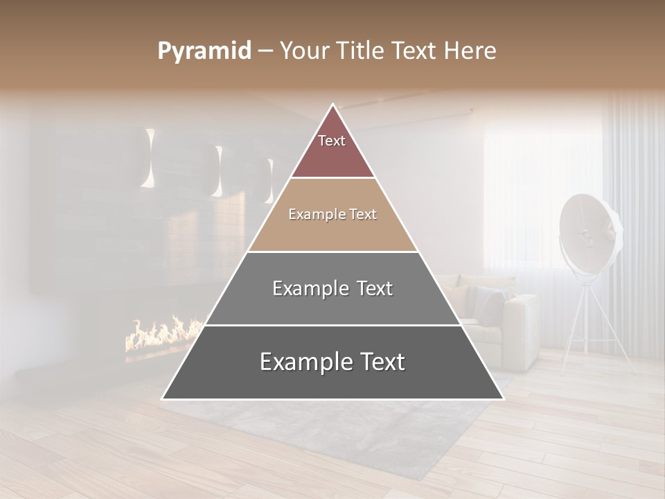Couch Door White PowerPoint Template