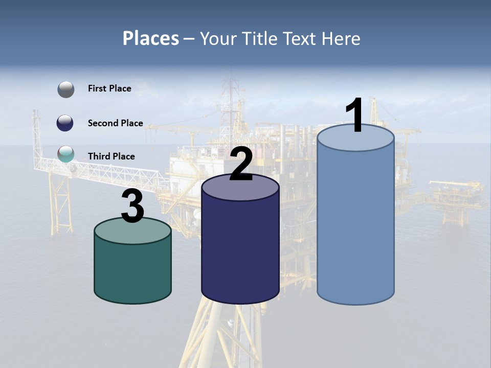 Rig Industrial Working PowerPoint Template