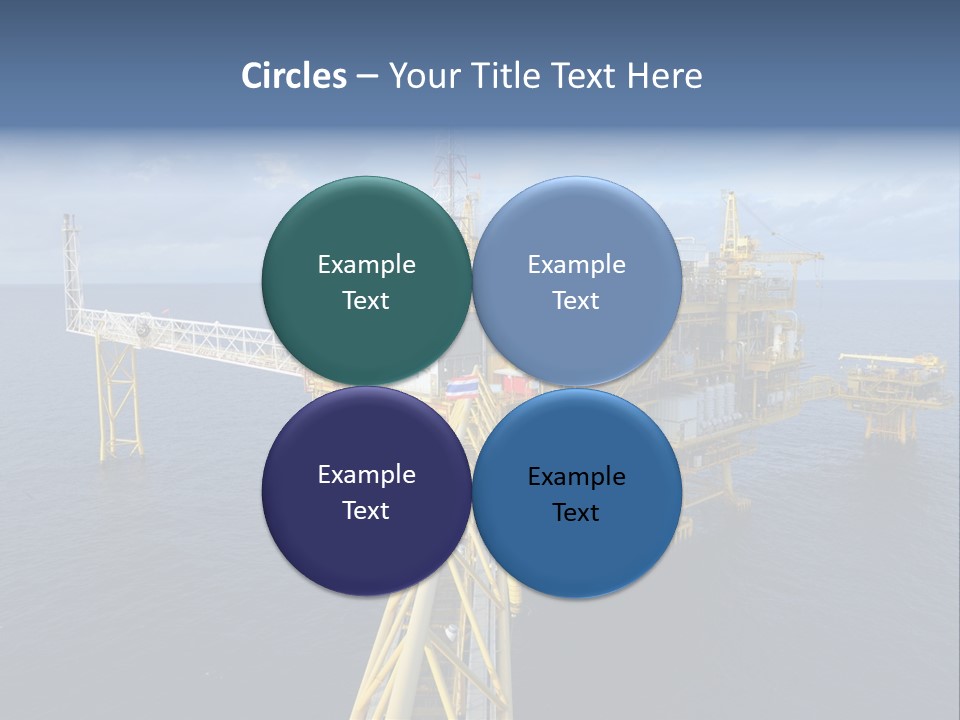 Rig Industrial Working PowerPoint Template