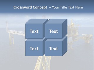 Rig Industrial Working PowerPoint Template