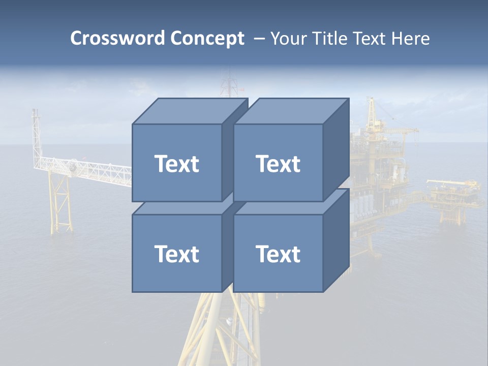 Rig Industrial Working PowerPoint Template