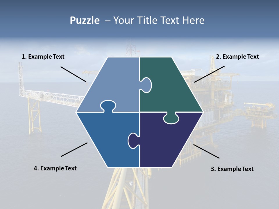 Rig Industrial Working PowerPoint Template