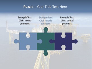 Rig Industrial Working PowerPoint Template