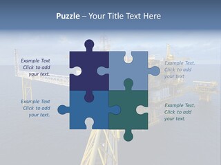 Rig Industrial Working PowerPoint Template