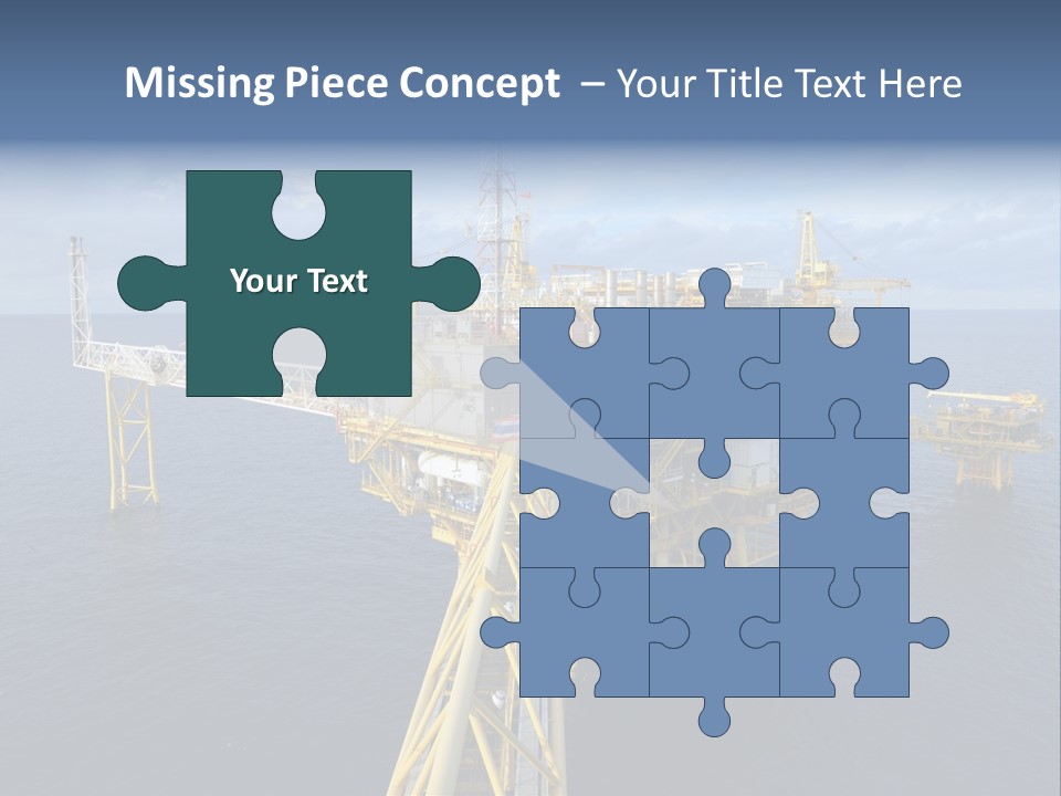 Rig Industrial Working PowerPoint Template