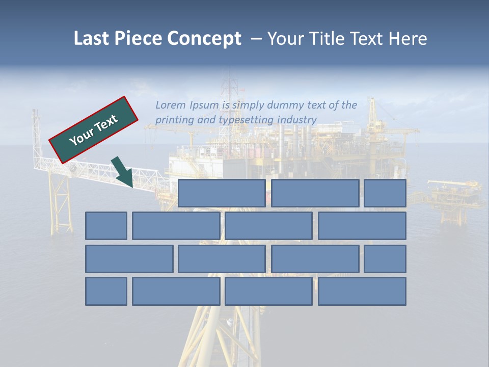 Rig Industrial Working PowerPoint Template