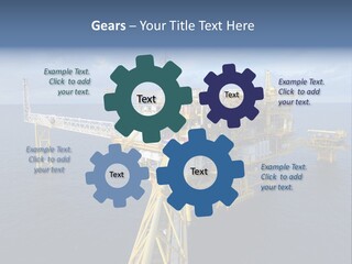 Rig Industrial Working PowerPoint Template