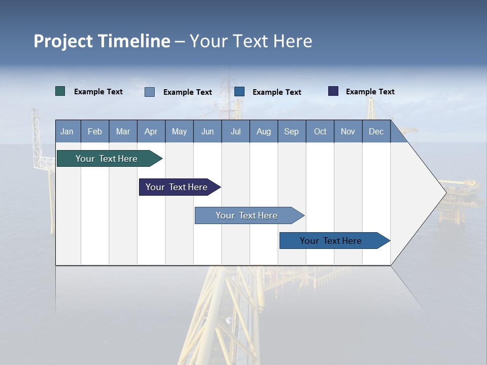 Rig Industrial Working PowerPoint Template
