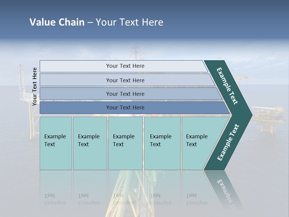 Rig Industrial Working PowerPoint Template