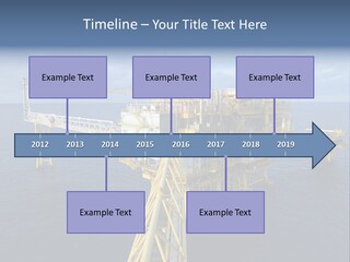 Rig Industrial Working PowerPoint Template