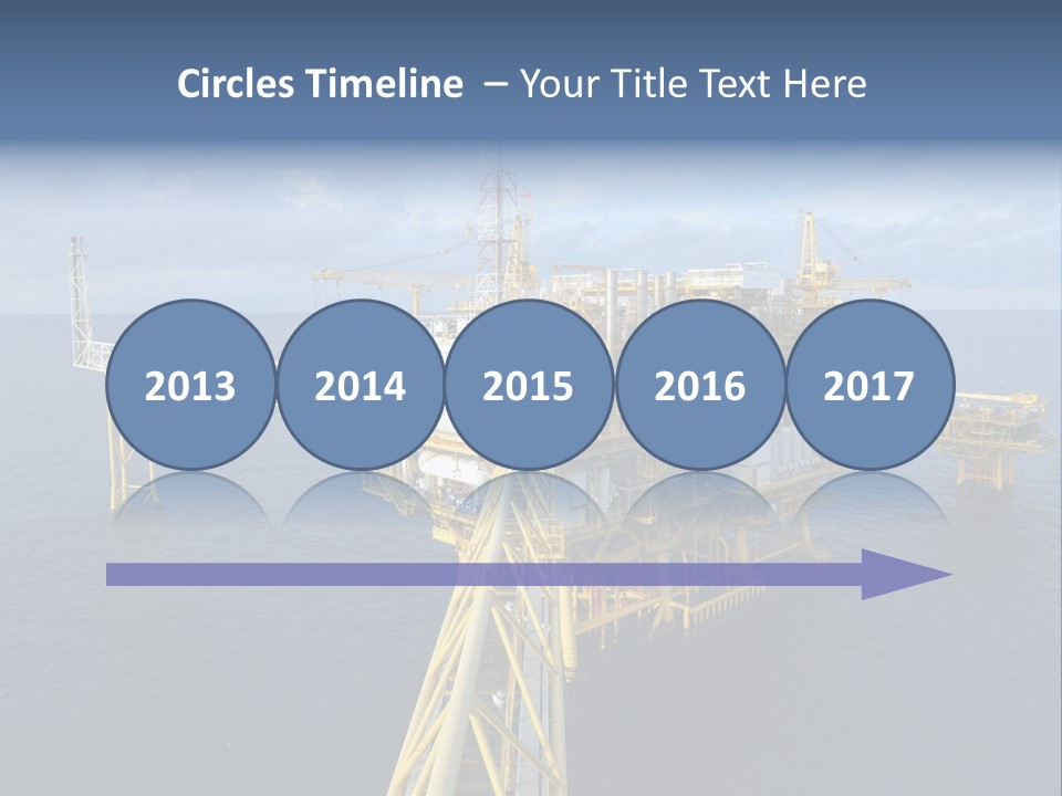 Rig Industrial Working PowerPoint Template