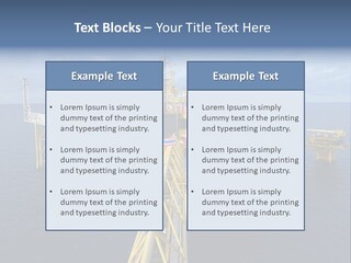 Rig Industrial Working PowerPoint Template