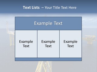 Rig Industrial Working PowerPoint Template