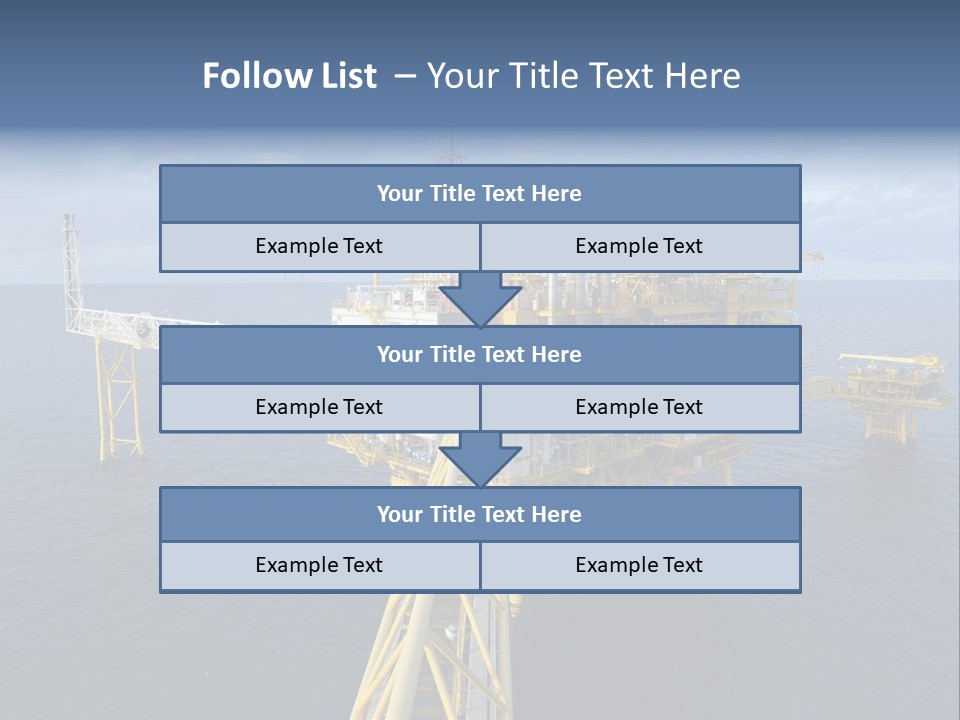 Rig Industrial Working PowerPoint Template