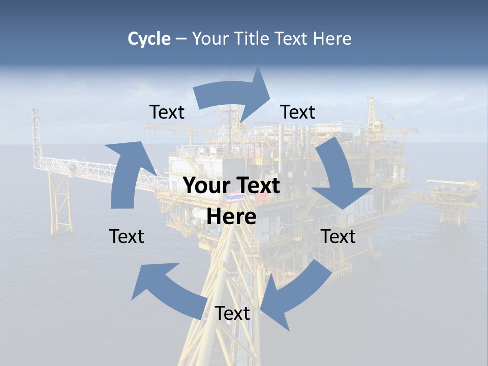 Rig Industrial Working PowerPoint Template