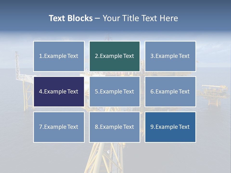 Rig Industrial Working PowerPoint Template