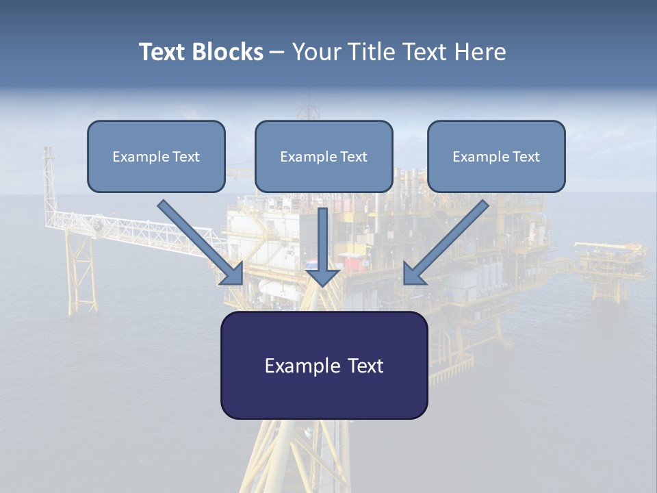 Rig Industrial Working PowerPoint Template