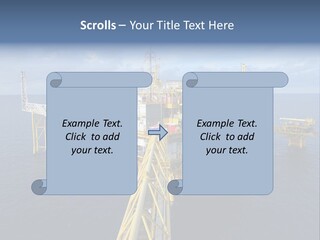 Rig Industrial Working PowerPoint Template
