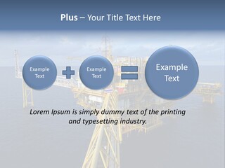 Rig Industrial Working PowerPoint Template