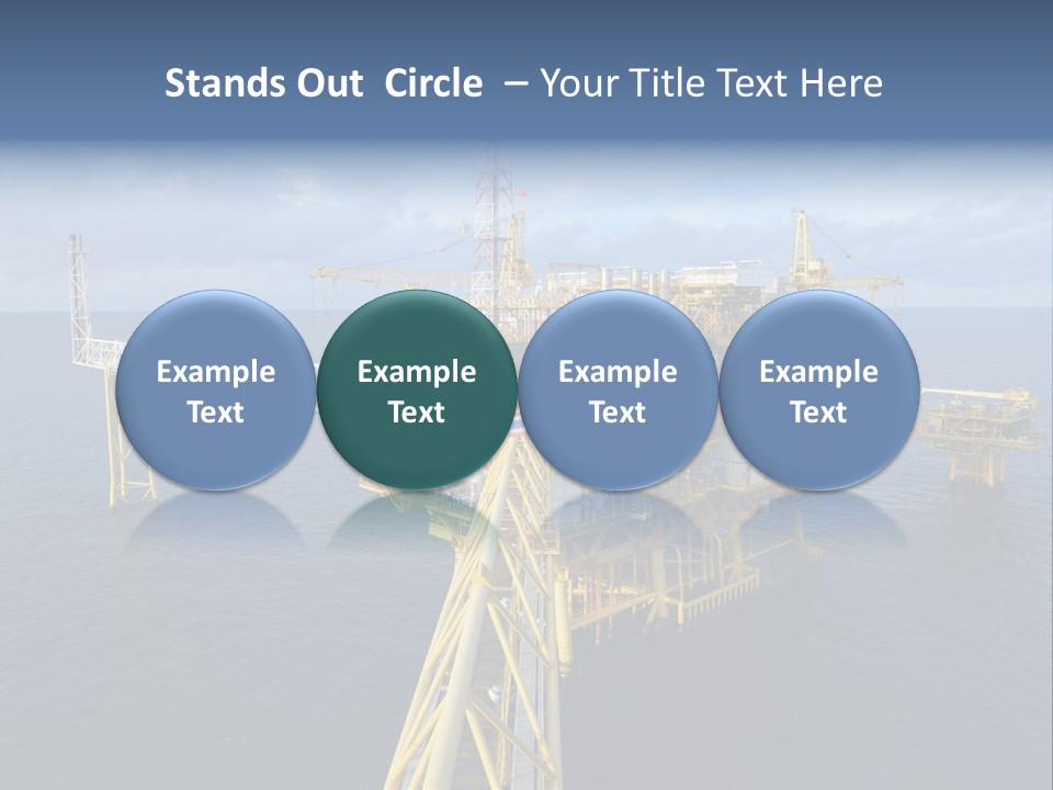 Rig Industrial Working PowerPoint Template