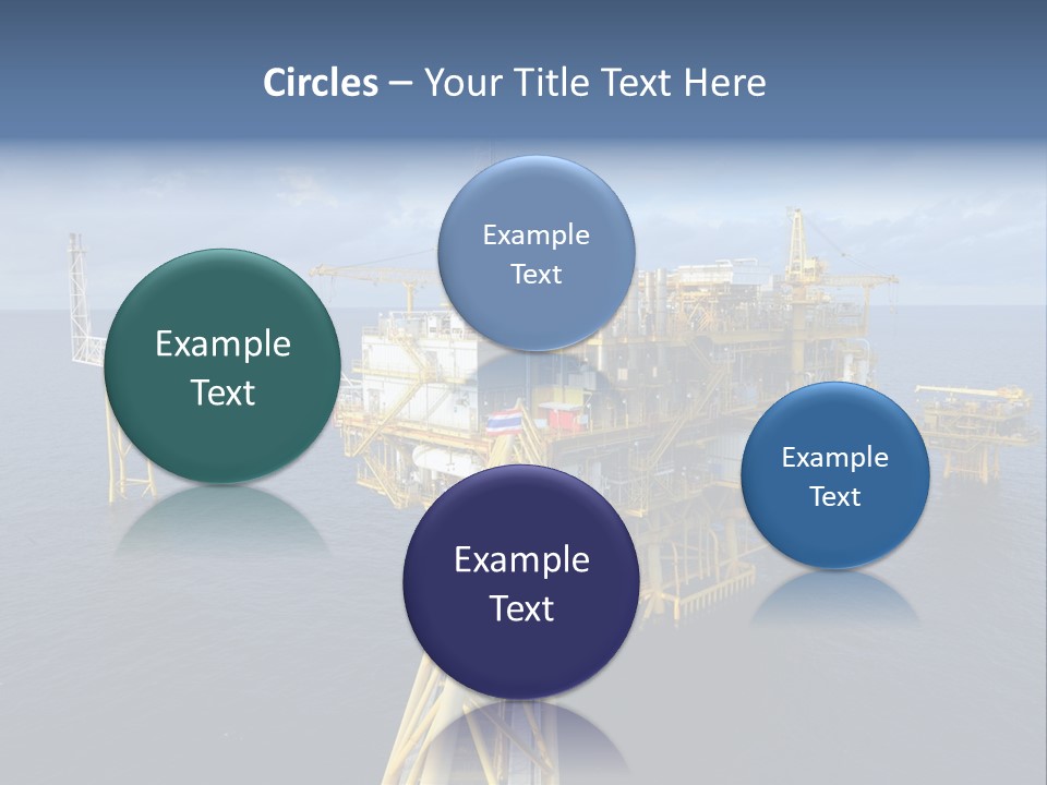 Rig Industrial Working PowerPoint Template
