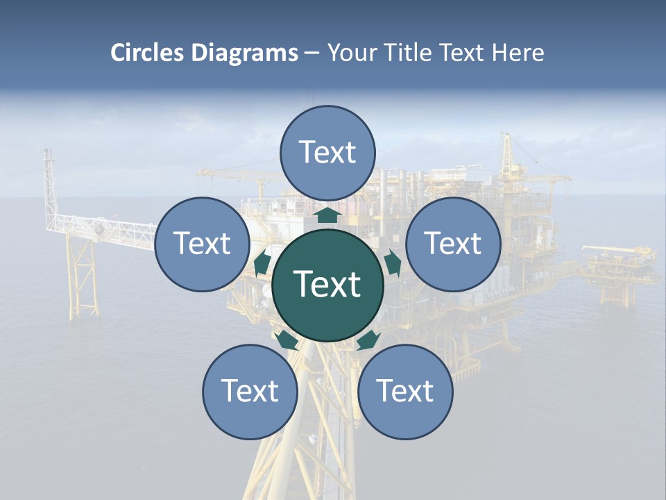 Rig Industrial Working PowerPoint Template