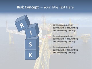 Rig Industrial Working PowerPoint Template