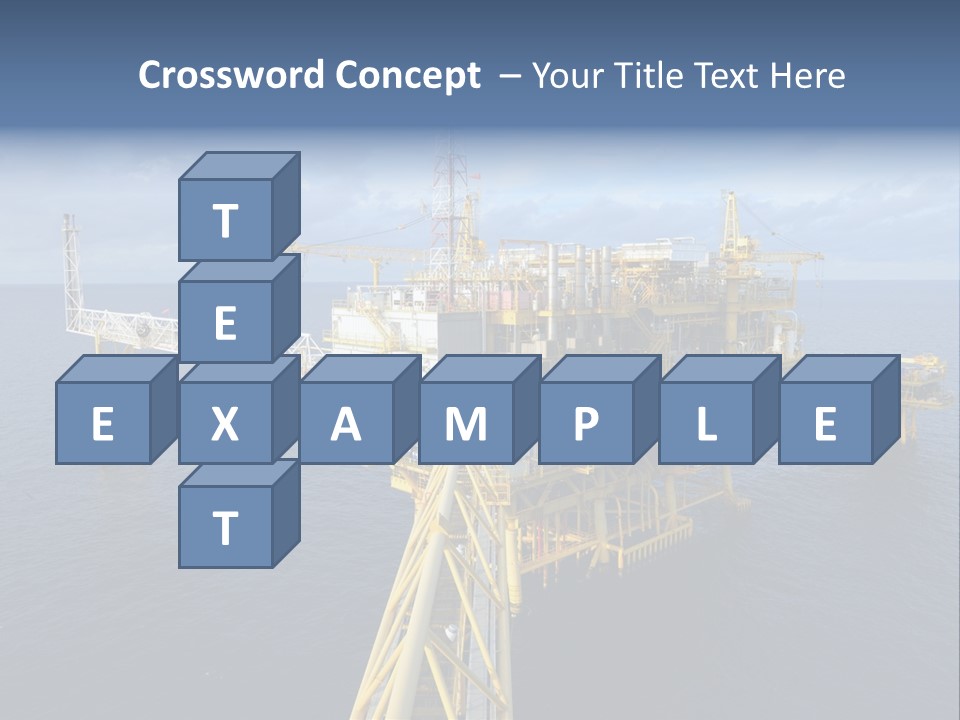 Rig Industrial Working PowerPoint Template