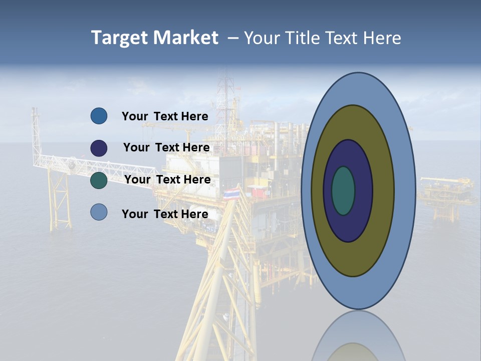 Rig Industrial Working PowerPoint Template