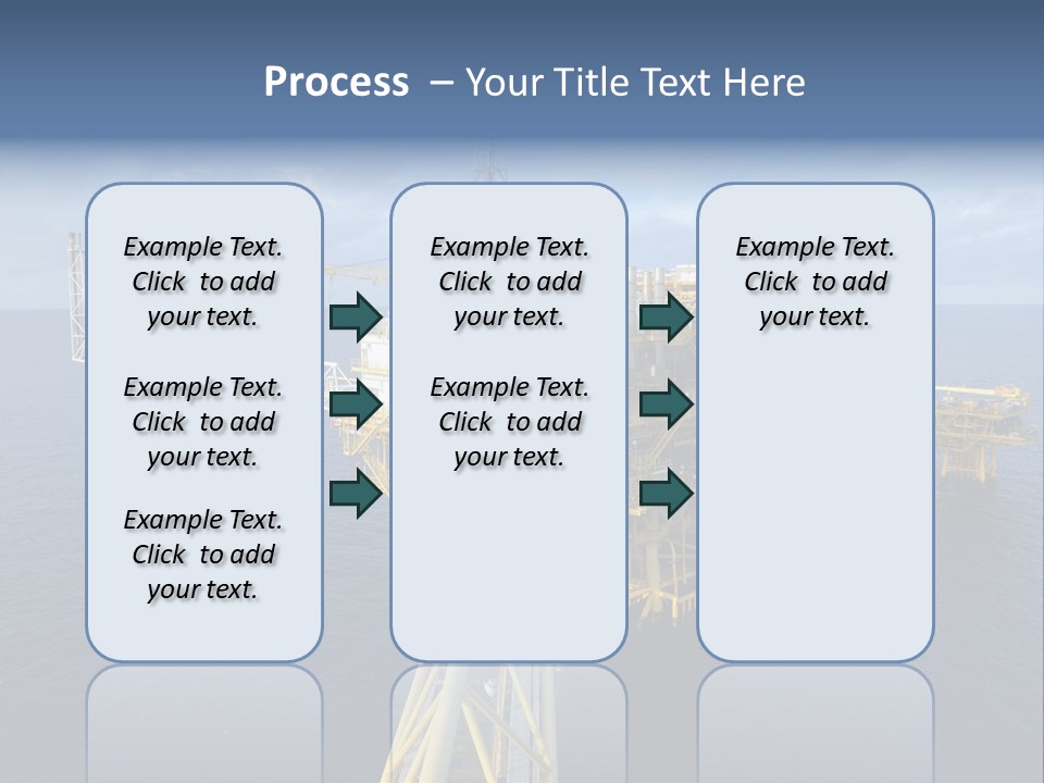 Rig Industrial Working PowerPoint Template
