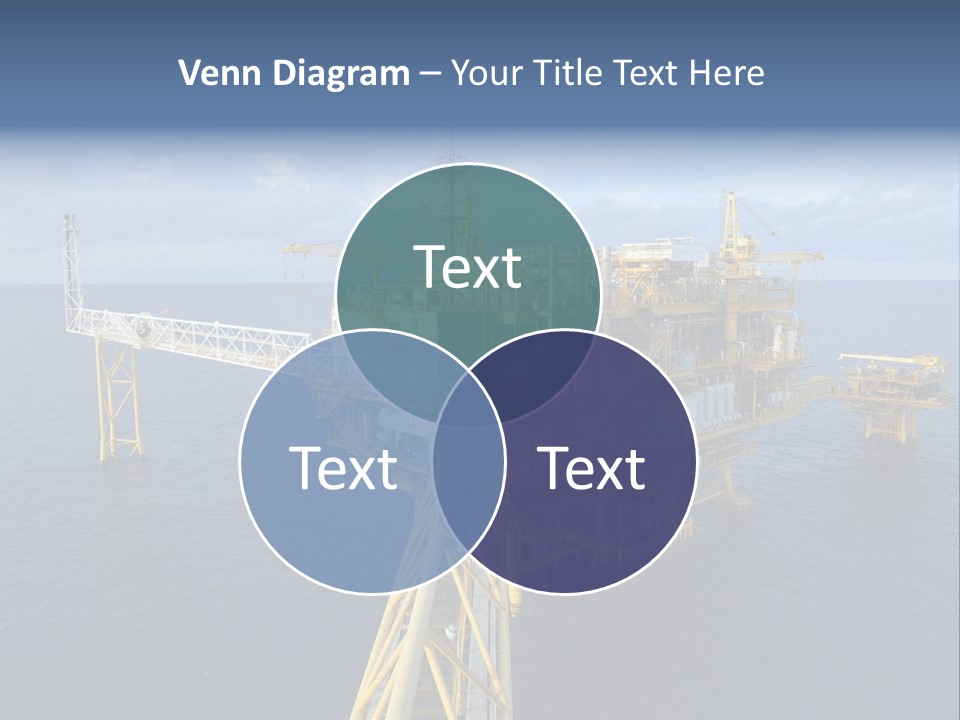 Rig Industrial Working PowerPoint Template