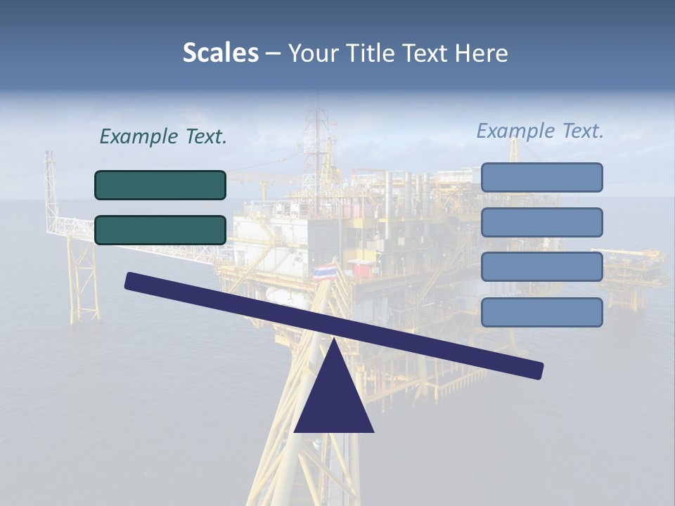 Rig Industrial Working PowerPoint Template