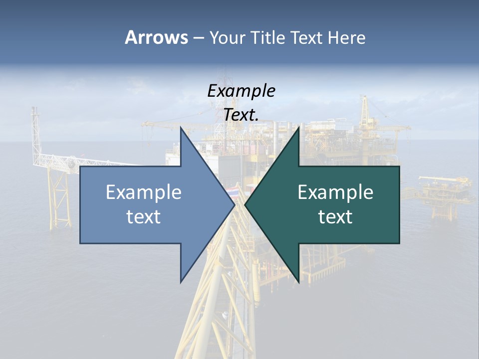 Rig Industrial Working PowerPoint Template