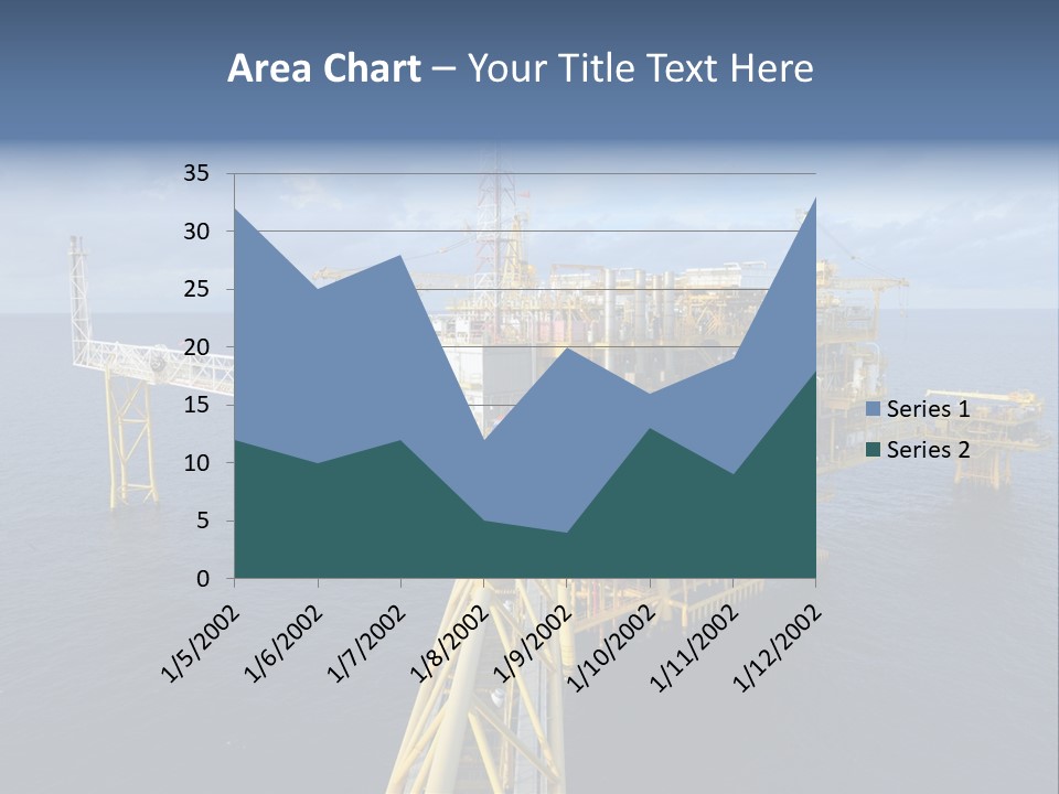 Rig Industrial Working PowerPoint Template