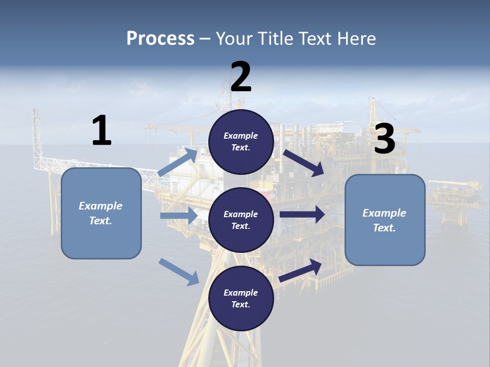 Rig Industrial Working PowerPoint Template