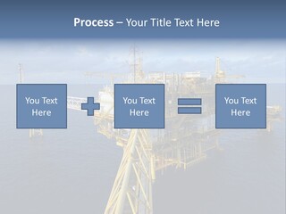 Rig Industrial Working PowerPoint Template