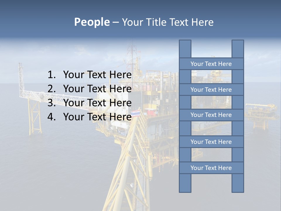 Rig Industrial Working PowerPoint Template