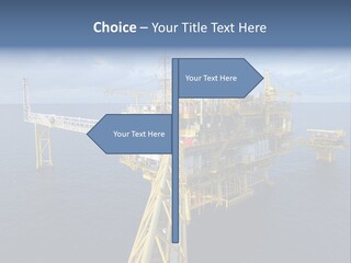 Rig Industrial Working PowerPoint Template