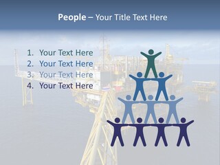 Rig Industrial Working PowerPoint Template