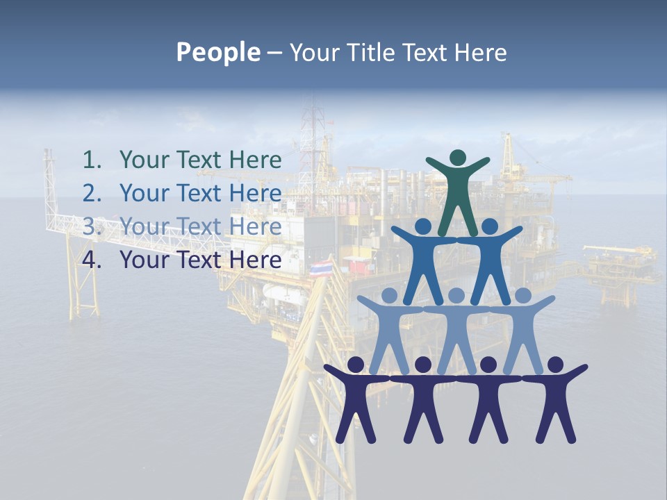 Rig Industrial Working PowerPoint Template